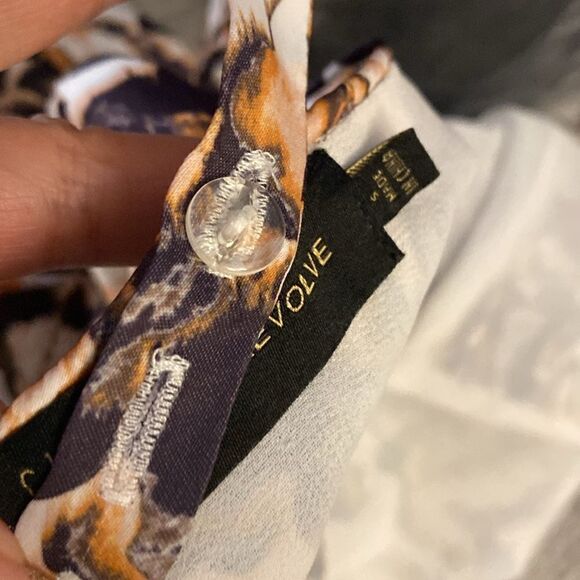 House of Harlow 1960 Brown and White Midi Dress - Picture 9 of 14